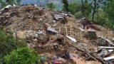 Every structure in the Majigaon fishing village was destroyed in last Saturday's earthquake.