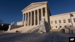 FILE - The Supreme Court Building is seen in Washington, April 4, 2017.