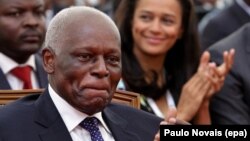 José Eduardo dos Santos, le président angolais, à Luanda, 28 août 2012.