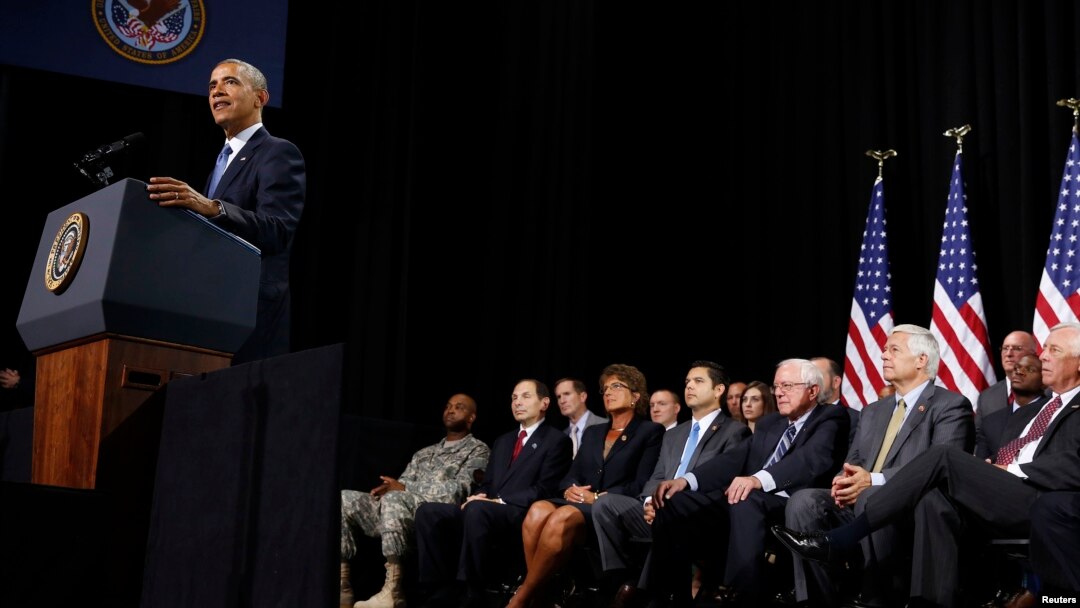 Presiden Obama hari Selasa (26/8) berpidato di depan organisasi veteran American Legion (foto: dok).
