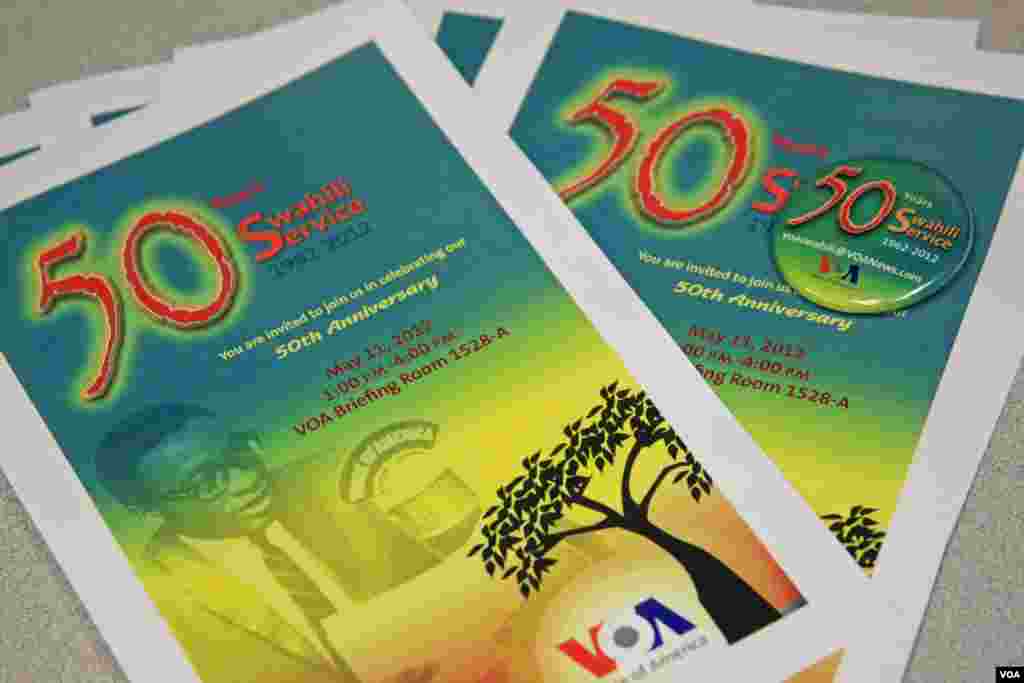 Swahili’s 50th Anniversary Celebration Program & Pin