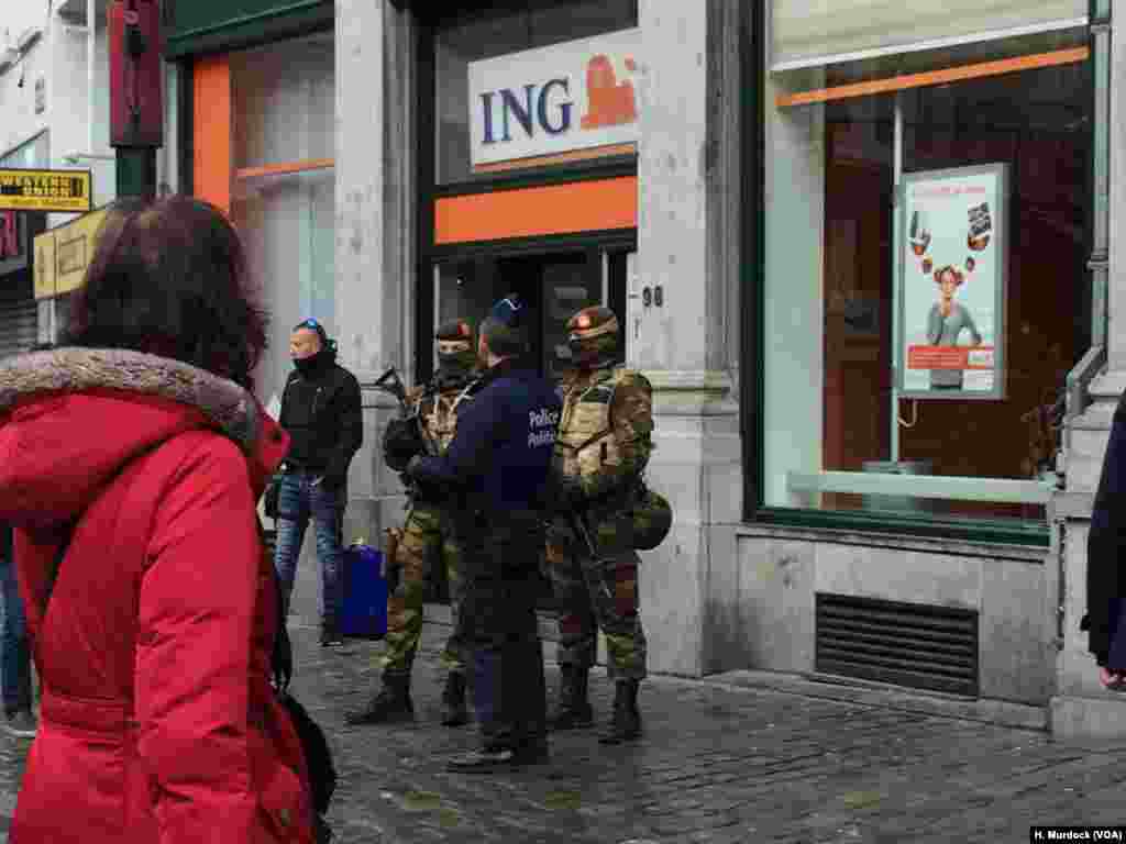 Brussels remains on the highest levels of alert on Nov. 22, 2015, as authorities brace for what they fear could be a massive terrorist attack.