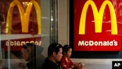 Restaurante McDonald's en Hong Kong. Las ventas a nivel mundial han caído un 3%.