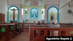 Angola, interior da Igreja da Muxima em Luanda (Foto de Arquivo)