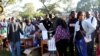 Voters queue to cast their ballots in Malawi's presidential and legislative elections, in Lilongwe, Malawi, May 21, 2019.