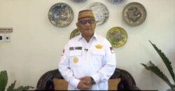 Gubernur Gorontalo Rusli Habibie imbau masyarakat Gorontalo patuhi protokol kesehatan pencegahan penyebaran virus corona, 22 Juli 2020. (Foto: Tangkapan Layar)