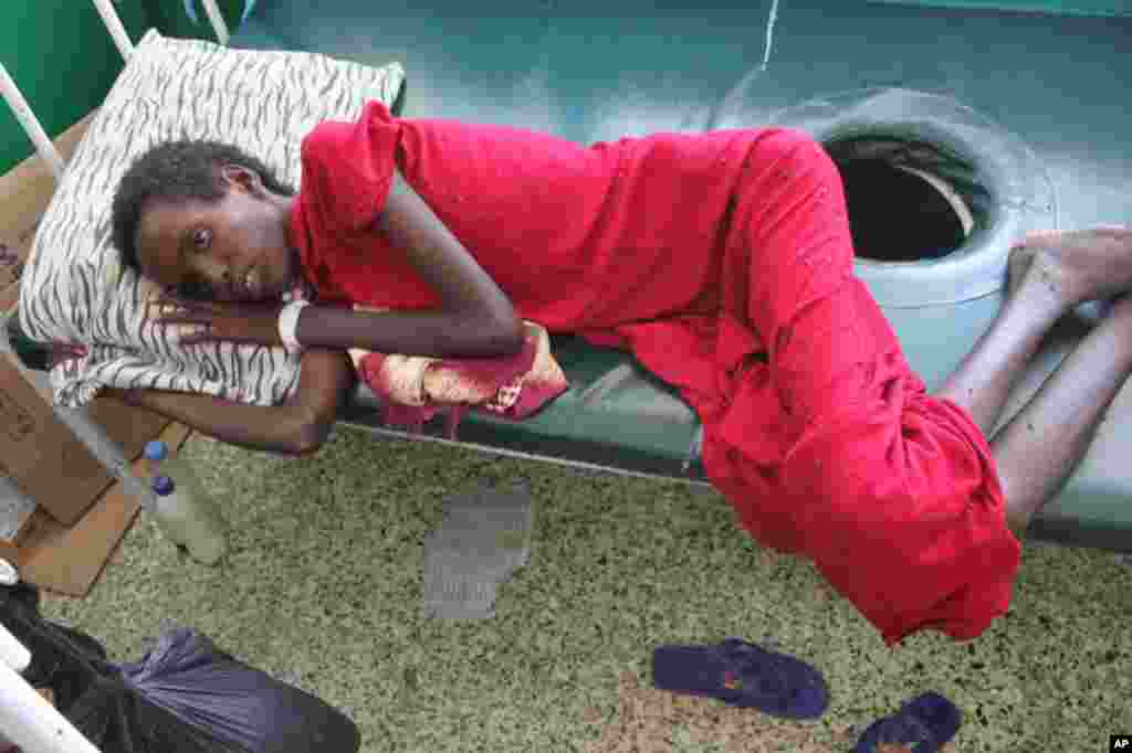 Banadir Hospital in Mogadishu, Somalia, 12 August 2011