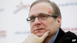 FILE - Microsoft co-founder Paul Allen at a news conference Dec. 13, 2011. 