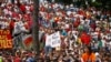  Marchas de universitarios en Caracas 
