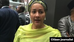 Amina Muhammad tsohuwar ministar muhallin Najeriya wadda yanzu ta zama mataimakiyar babban sakataren MDD