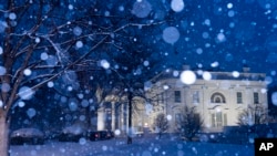 The White House is seen arsenic  the snowfall  falls, Feb. 11, 2025, successful  Washington.