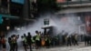 Arrestos y disturbios en Hong Kong