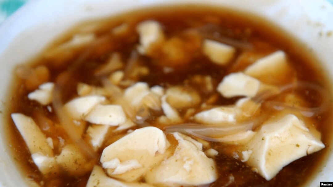 Agar-agar tahu dari Pingyao, provinsi Shanxi. (Foto: Dok)