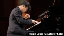 Yekwon Sunwoo of South Korea performs Tuesday in the Quarterfinal Round of the 15th Van Cliburn International Piano Competition.