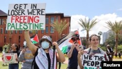 Pro-Palestinian protest at Arizona State University, in Tempe