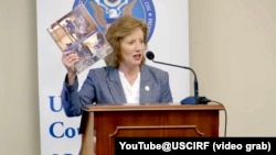 비키 하츨러 국제종교자유위원회(USCIRF) 의장 겸 전 공화당 하원의원이 3월 4일, '2026 USCIRF 연례 보고서'를 발표했다.