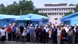 2015-07-28 美國之音視頻新聞:韓戰退伍軍人訪問板門店停戰村