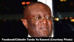 Le ministre de la Justice Célestin Tunda ya Kasende, à Kinshasa, le 3 mars 2020. (Facebook/Célestin Tunda Ya Kasende)