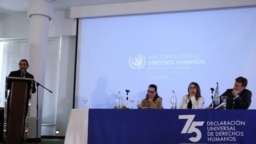 Presentación del informe anual del Alto Comisionado de las Naciones Unidas para los Derechos Humanos sobre la situación de los derechos humanos en Colombia en Bogotá, Colombia, el 3 de marzo de 2023.