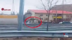 ایست بازرسی در انتهای اتوبان «بابایی» همراه با جنگ‌افزار دوشکا