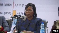 La juge Jane Ansah, ancienne présidente de la commission électorale du Malawi, avait démissionné au mois de mai sous la pression. (Lameck Masina/VOA)