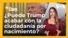 EEUU pone fin a ciudadanía por nacimiento: ¿Tiene Trump la autoridad legal para hacerlo?