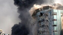 အစ္စရေးလ် လေကြောင်းတိုက်ခိုက်မှု သတင်းဌာနတွေရှိရာ ဂါဇာအဆောက်အဦး ထိမှန်