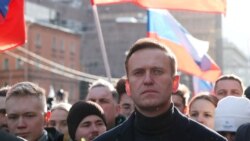 Alexei Navalny në tubimin për 5 vjetorin e vrasjes së poltiikanit të opozitës Boris Nemtsov