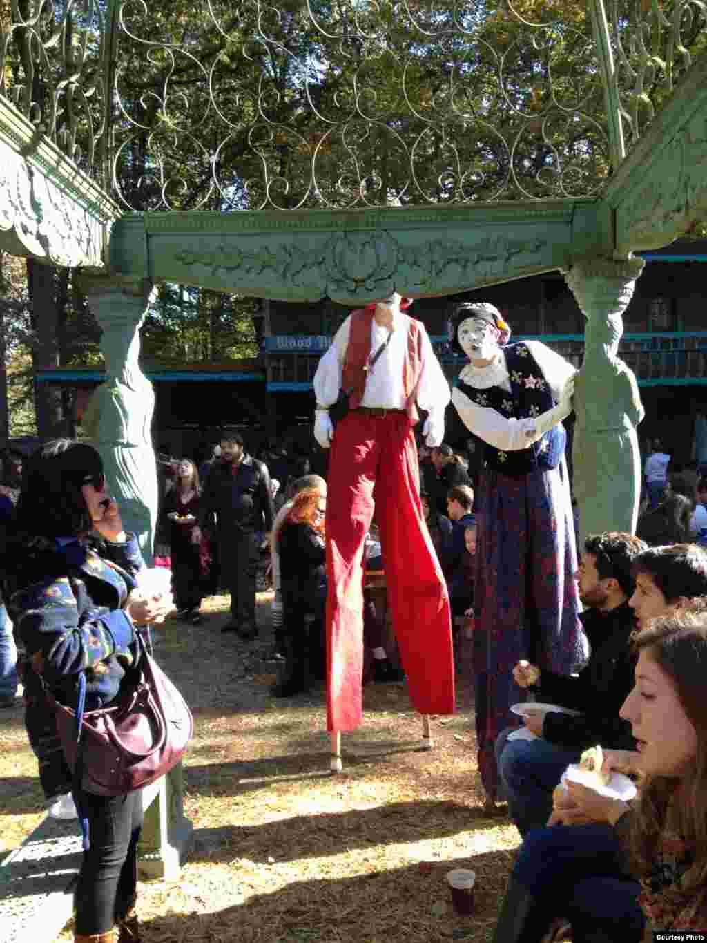 Suasana Festival Renaissance Maryland di Annapolis, negara bagian Maryland.
