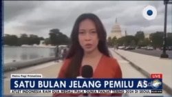 Laporan VOA untuk Metro TV: Satu Bulan Menjelang Pemilu AS