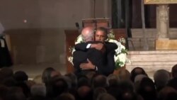 باراک اوباما در مراسم یادبود پسر جو بایدن شرکت کرد