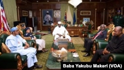 Tawagar Shugabanin wasu kasashen Yammacin Afirka, da ta hada da shugaban Najeriya Buhari, ta ziyarci Shugaban Gambia Yahya Jammeh kan badakalar 