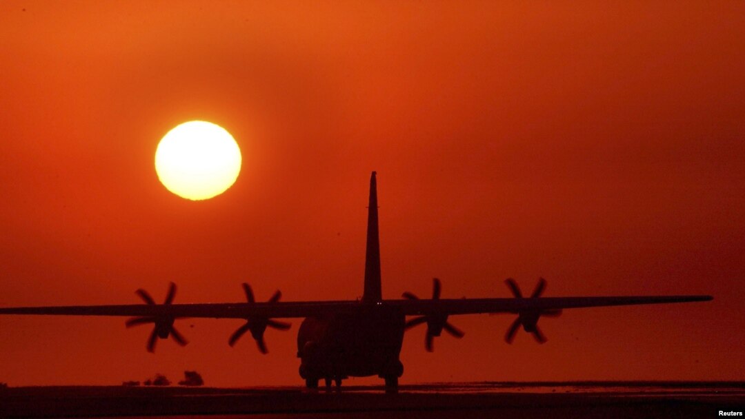 Máy bay C-130 Hercules của Không lực Hòang gia Úc tham dự cuộc tập trận hàng năm Pitch Black. 