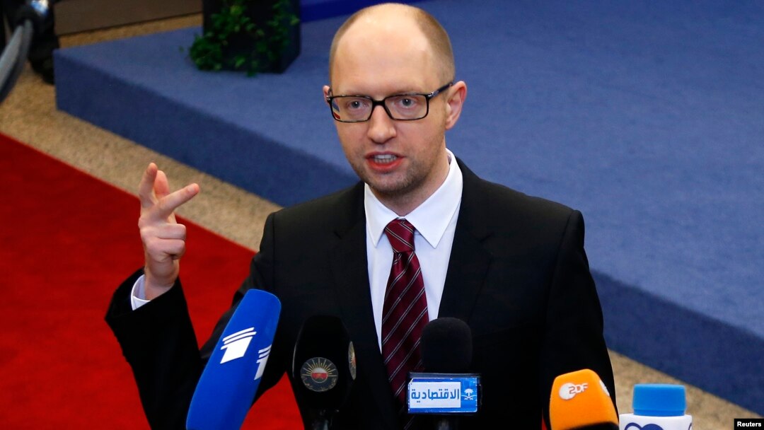 PM Arseniy Yatsenyuk mengatakan bahwa Rusia tak akan membiarkan Ukraina damai (foto: dok).