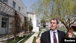 David Sedney, acting president of American University of Afghanistan speaks during an interview at a American University in Kabul, Afghanistan March 27, 2017.REUTERS/Mohammad Ismail - RC1FECCCD800