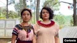 Kixampe es el nombre del nuevo proyecto colaborativo de las cantautoras guatemaltecas Rebeca Lane y Sara Curruchich. [Foto cortesía]