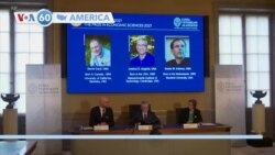 VOA60 Ameerikaa - 3 US-Based Economists Receive Economics Nobel Prize