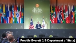 Secretary Marco Rubio delivers opening remarks at the Critical Minerals Ministerial at the Department of State in Washington, D.C., February 4, 2025. (Official State Department photo by Freddie Everett)