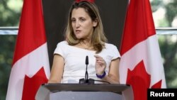 Menteri Luar Negeri Kanada, Chrystia Freeland.