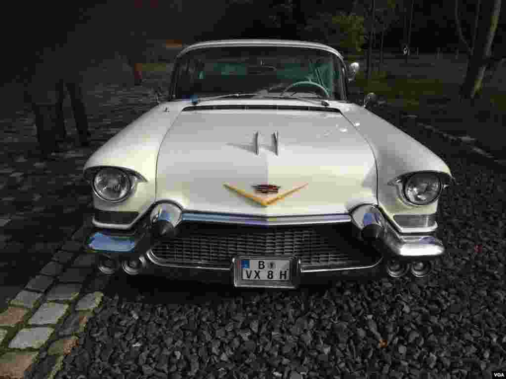 Burkhart Veigel's Cadillac, converted to smuggle people from East to West Berlin. (copyright, used with permission from Burkhart Veigel)