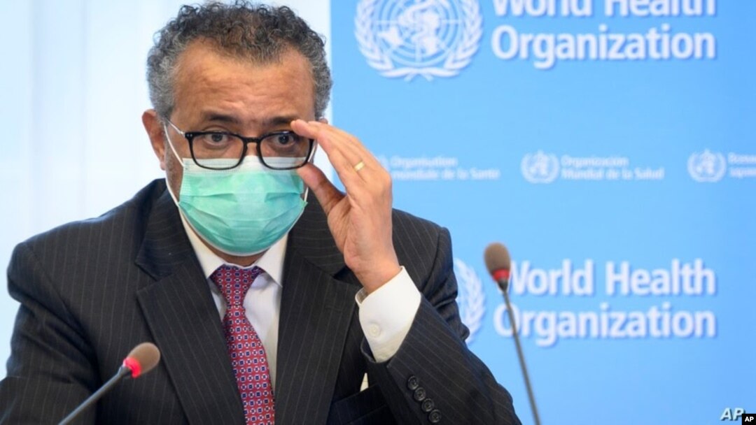 Tổng giám đốc Tổ chức Y tế Thế giới (WHO) Tedros Adhanom Ghebreyesus.