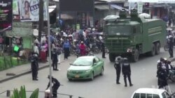 La police déployée à Douala pour empêcher une manifestation de soutien aux anglophones (vidéo)