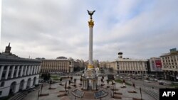 Trg nezavisnost u Kijevu (Foto: Sergei SUPINSKY / AFP)