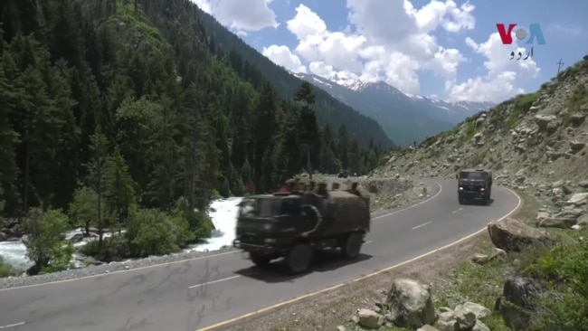 چین بھارت جھڑپ کے بعد کشمیر میں فوجی نقل و حرکت چین بھارت جھڑپ کے بعد کشمیر میں فوجی نقل و حرکت