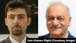 ابوالحسن منتظر (راست) و وحید بنی‌عامریان