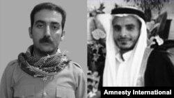 علی خسرجی (راست) و هدایت عبدالله‌پور دو نفر از این چهارنفر محکوم به اعدام هستند. 