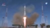 Russian-US Crew Launches on Fast Track to the Space Station 