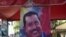 A Chavez electoral poster in Caracas