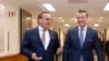 Secretary of Defense Pete Hegseth hosts German Defense Minister Boris Pistorius. July 14, 2025.