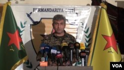 مقام گروه کردی "یگان مدافعان خلق" در شمال سوریه